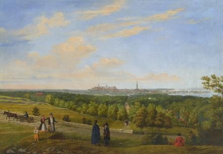 Edvard Petersen A view from Tallinn to Lasnamae